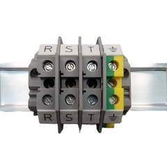 Bloco Conector Passagem Parafuso 10 mm² RST/Terra - comprar online