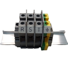 Bloco Conector Passagem Parafuso 10 mm² RST/Terra na internet