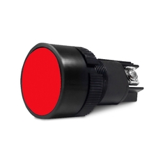 Botão Comando Monobloco 1 Contato Reversível Vermelho - comprar online
