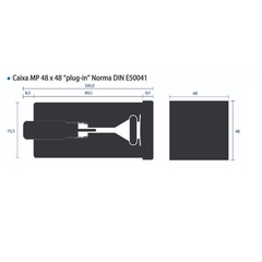 Controlador de Temperatura 48x48 CTM-34 4 Dígitos Altronic - Eletrotécnica Vera Cruz