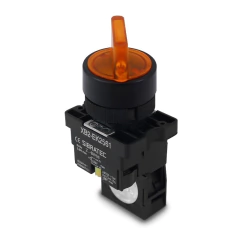 Comutador Iluminado 2 Posições Fixas 1NA Amarelo 24Vca/Vcc - comprar online