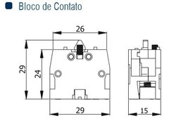 Contato NA ou NF p/ Botões Comutadores Soprano na internet