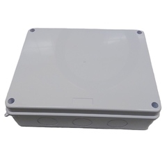 Caixa Plástica 255x200x80mm IP65 12 Furos Laterais Destac 41mm - comprar online