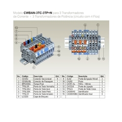 Imagem do Bloco Aferição 3TCs+3TPs 4 Fios CWBAN-3TC-3TP-N