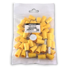 Terminal Pré Isolado Pino Chato DBV 25mm² Amarelo 50 peças - loja online