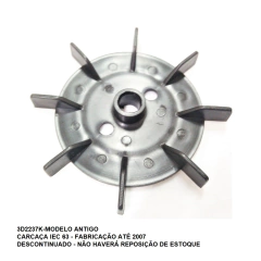 Ventoinha Nylon Eberle Carcaça 63 3D2237K 2-8P Carcaça Chapa Antigo - comprar online