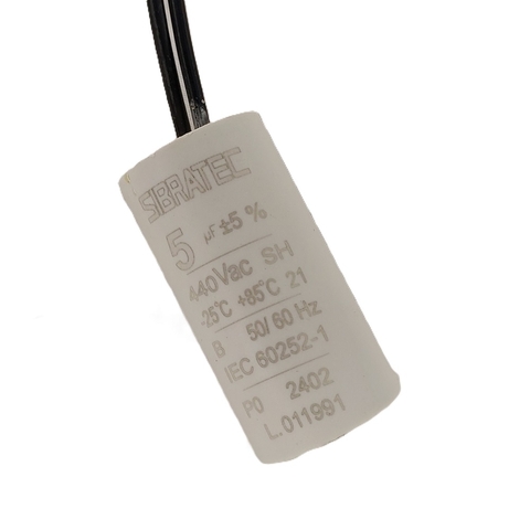 Capacitor Permanente 5uf 440/450Vca Fios Sibratec - comprar online
