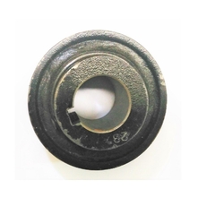 Polia Ferro Fundido 2 Canais Perfil A 75mm Furo 28mm na internet