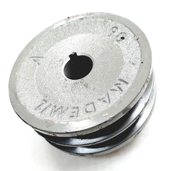 Polia Ferro Fundido 2 Canais Perfil A 90mm Furo 3/4" 19,05mm - comprar online