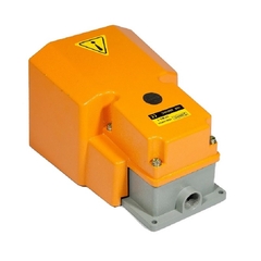 Pedaleira Corpo Alumínio Industrial c/ Capa Superior e Lateral 2 SPDT - Eletrotécnica Vera Cruz