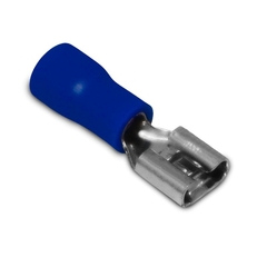 Terminal Pre Isolado Fêmea 6,3mm 1,50-2,50 mm² Azul 100 peças - comprar online