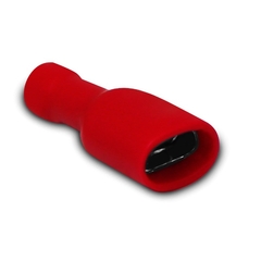 Terminal Isolação Total Fêmea 6,3mm 0,50-1,50 mm² PVC 100 peças