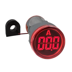 Amperímetro Digital 22mm 0-100A Vermelho Alimentação 60-380Vca - comprar online