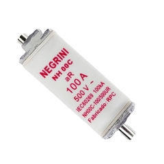 Fusível NH-00c aR 100A Ultra Rápido 500Vca 100kA