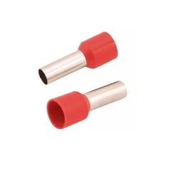 Terminal Tubular Ilhós Simples 10mm² 100 peças