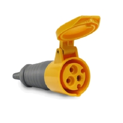 Acoplador IP44 16A 2p+t 110/130Vca Amarelo 4h ACS-3054 - comprar online