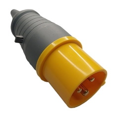 Plugue IP44 32A 2P+T 110/130Vca Amarelo 4h PLS-3274 - comprar online