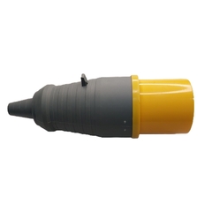 Plugue IP44 32A 2P+T 110/130Vca Amarelo 4h PLS-3274 na internet