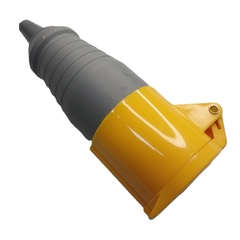 Acoplador IP44 16A 2p+t 110/130Vca Amarelo 4h ACS-3054 - Eletrotécnica Vera Cruz