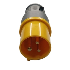 Plugue IP44 32A 2P+T 110/130Vca Amarelo 4h PLS-3274 - loja online