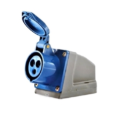 Tomada Sobrepor IP44 32A 2p+t 220/240Vca Azul 6h TSS-3206 - comprar online