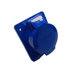 Tomada Embutir IP44 32A 2p+t 220/240Vca Azul 6h TES-3246 na internet
