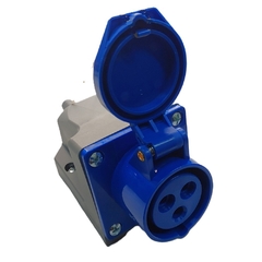 Imagem do Tomada Sobrepor IP44 32A 2p+t 220/240Vca Azul 6h TSS-3206