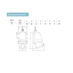 Imagem do Tomada Sobrepor IP44 16A 3p+t 220/240Vca Azul 9h TSS-4009
