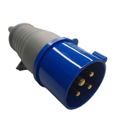 Plugue IP44 32A 3P+T 220/240Vca Azul 9h PLS-4279 - comprar online