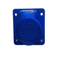 Tomada Embutir IP44 16A 3p+t 220/240Vca Azul 9h TES-4049 na internet