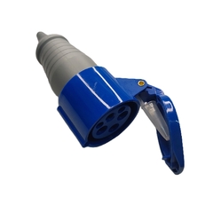 Acoplador IP44 32A 3p+t 220/240Vca Azul 9h ACS-4259 - Eletrotécnica Vera Cruz