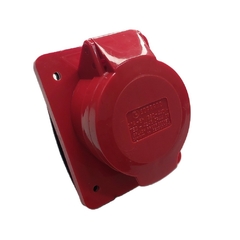 Tomada Embutir IP44 32A 3p+t 380/440Vca Vermelho 6h TES-4246 na internet
