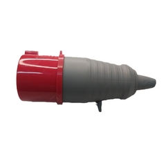 Plugue IP44 16A 3p+t 380/440Vca Vermelho 6h PLS-4076 - Eletrotécnica Vera Cruz