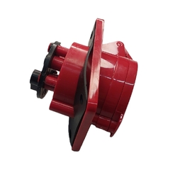 Tomada Embutir IP44 32A 3p+t 380/440Vca Vermelho 6h TES-4246 - Eletrotécnica Vera Cruz