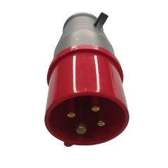 Plugue IP44 16A 3p+t 380/440Vca Vermelho 6h PLS-4076 - loja online
