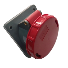 Tomada Embutir IP67 63A 3p+t 380/440Vca Vermelho 6h TEP-4546 - comprar online
