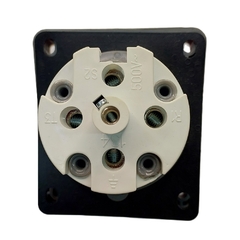 Tomada Embutir IP67 63A 3p+t 380/440Vca Vermelho 6h TEP-4546 - Eletrotécnica Vera Cruz