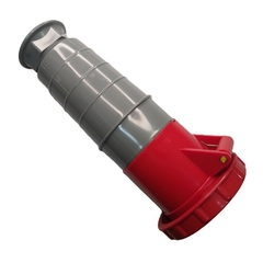 Acoplador IP67 63A 3p+t 380/440Vca Vermelho 6h ACP-4556 - Eletrotécnica Vera Cruz