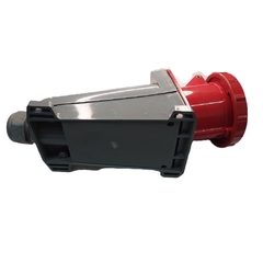 Tomada Sobrepor IP67 63A 3p+t 380/440Vca Vermelho 6h TSP-4506 - Eletrotécnica Vera Cruz