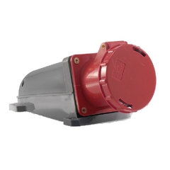 Tomada Sobrepor IP67 63A 3p+t 380/440Vca Vermelho 6h TSP-4506 - comprar online