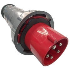 Plugue IP67 63A 3P+T+N 380/440Vca Verm 6h PLP-5576 - comprar online