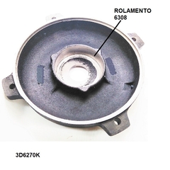 Tampa Dianteira B3 Carcaça 132 3D6270K - Eletrotécnica Vera Cruz