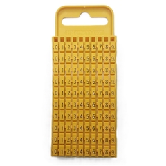 Marcador Anilha Encaixe 4-6 mm² WIC3 Números 0-9 Am 100pc