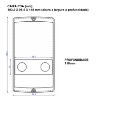 Imagem do Partida Direta Monofásica 220V Rele 17-25A Manual/Auto PDA01