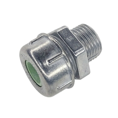 Prensa Cabo Alumínio 1/2" Bucha Verde 10-12,5mm - Eletrotécnica Vera Cruz