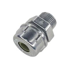 Prensa Cabo Alumínio 3/8" Bucha Verde 6-7,5mm - Eletrotécnica Vera Cruz