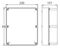Quadro Revezamento Bombas Rele 6,3/10A Monofásico 220Vca - comprar online