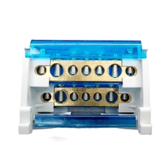 Bloco Distribuição 2 Barramentos 2x7 125A - Eletrotécnica Vera Cruz