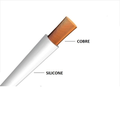Cabo Silicone 200° 750Vca Branco 1,00 mm² 100 metros Cofibam - comprar online
