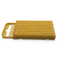 Marcador Anilha Encaixe 4-6 mm² WIC3 Símbolo Terra Am 100pc - Eletrotécnica Vera Cruz